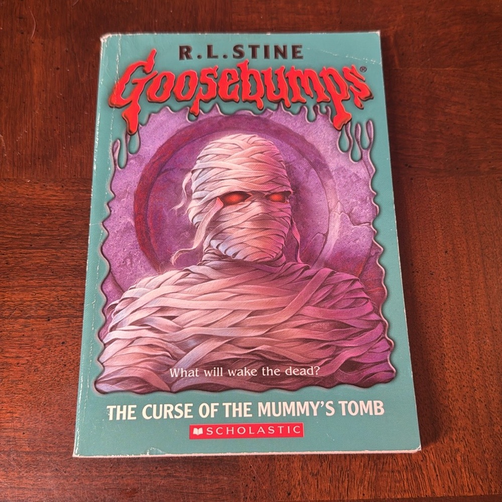 True 1st Print Goosebumps #5 Curse Of The Mummy’s Tomb Book  1993 R.L. Stine